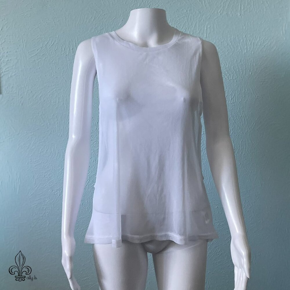 💮White mesh top💮